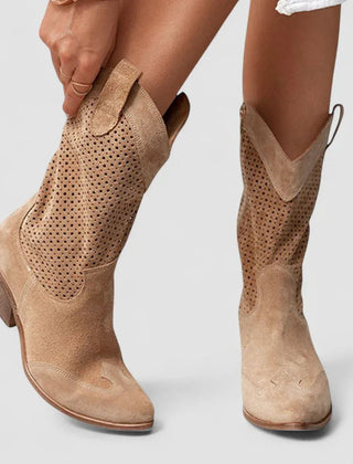 Marisol Orthopedic Western Boots in Brown