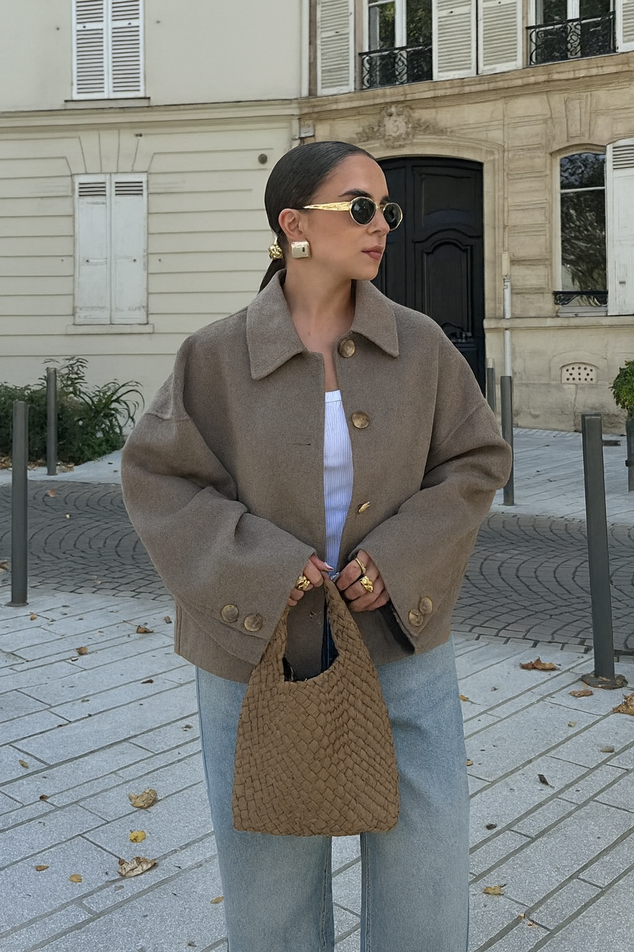 Sophronia | Boxy Cropped Coat
