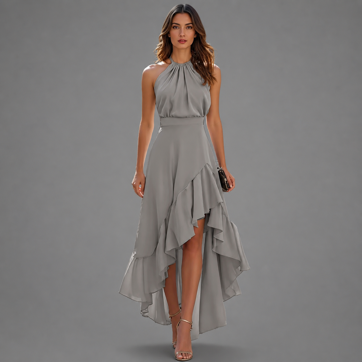 Alison dress in Gray