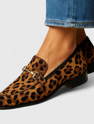 Lacey leopard bit loafers in Leopard