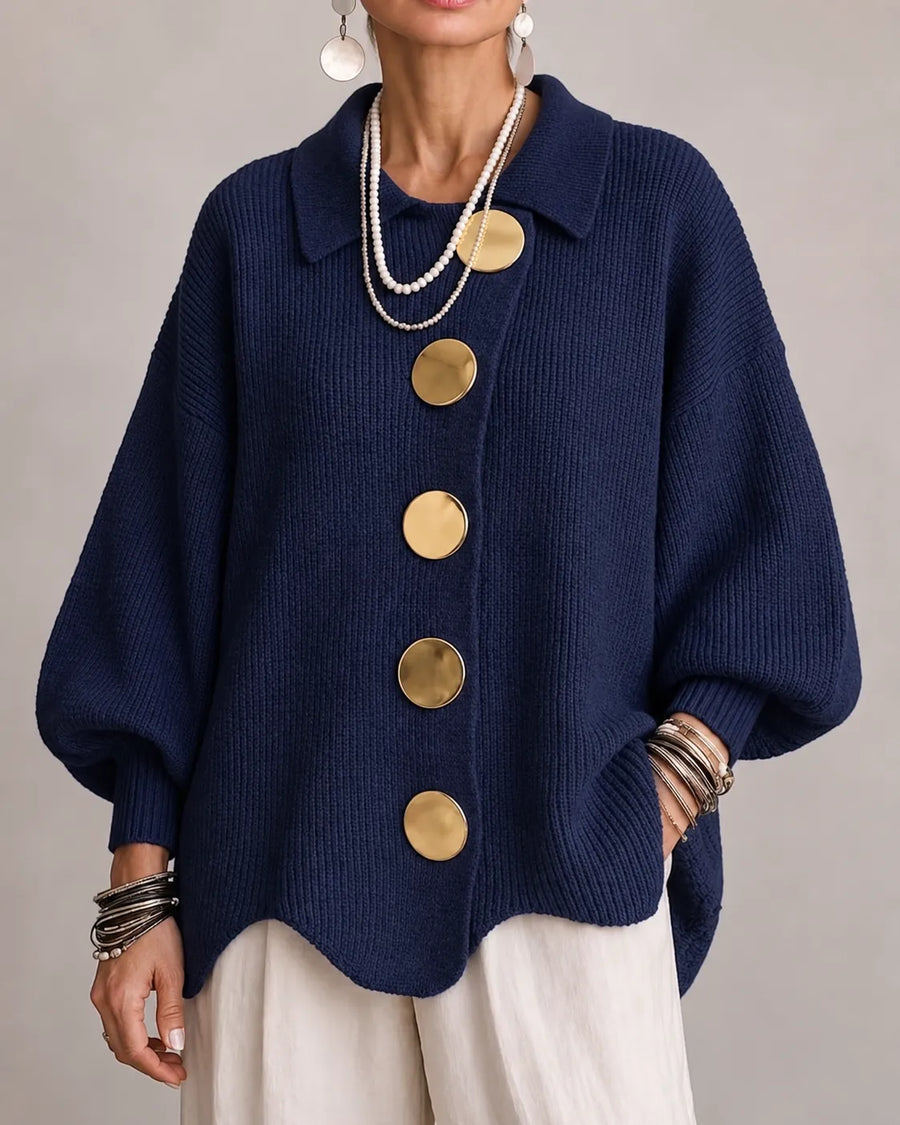 Mae | Oversized Button Knit Cardigan