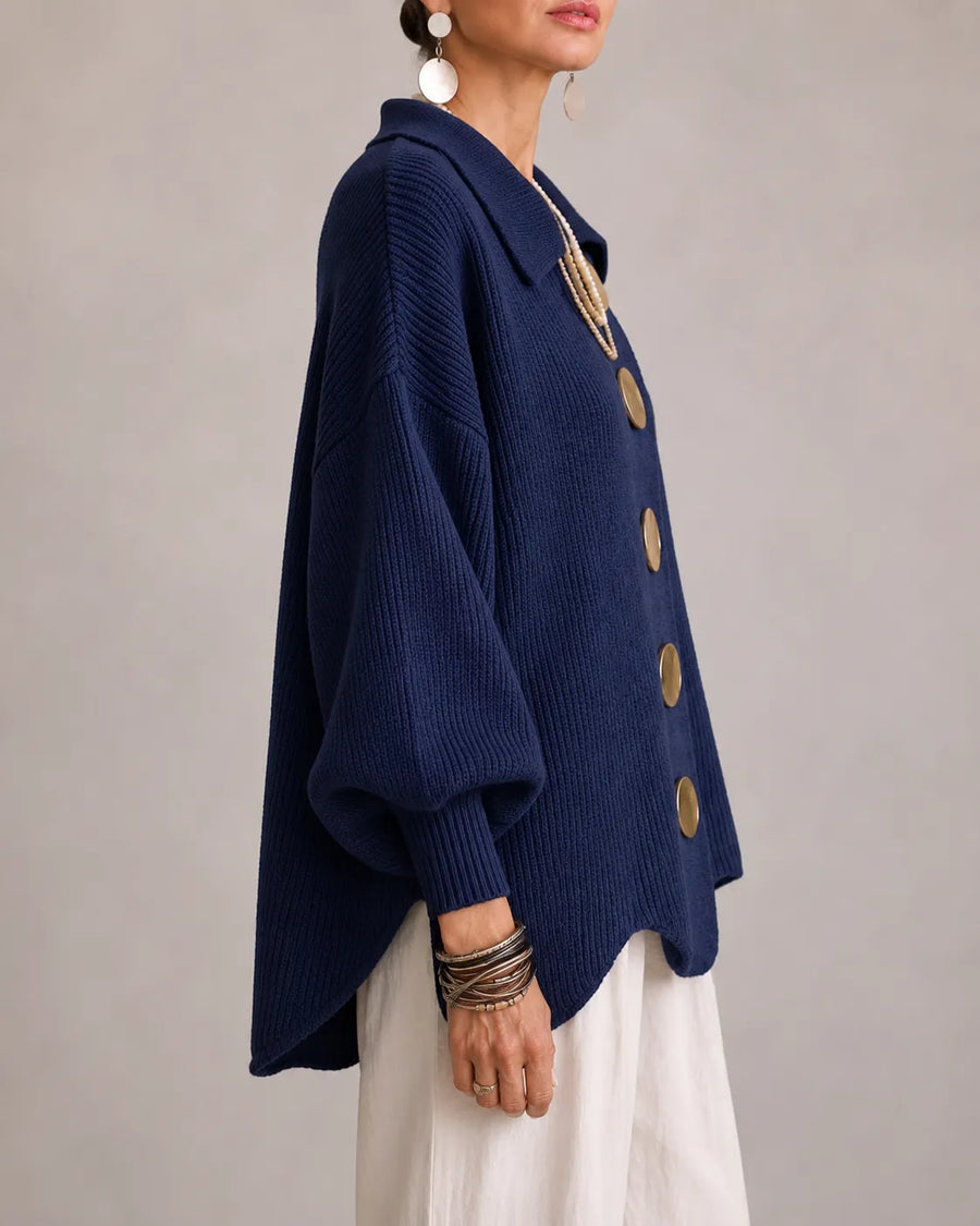 Mae | Oversized Button Knit Cardigan