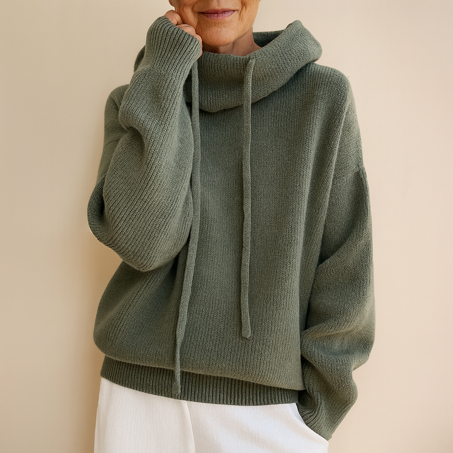 Elvire | Hooded Pullover Sweater