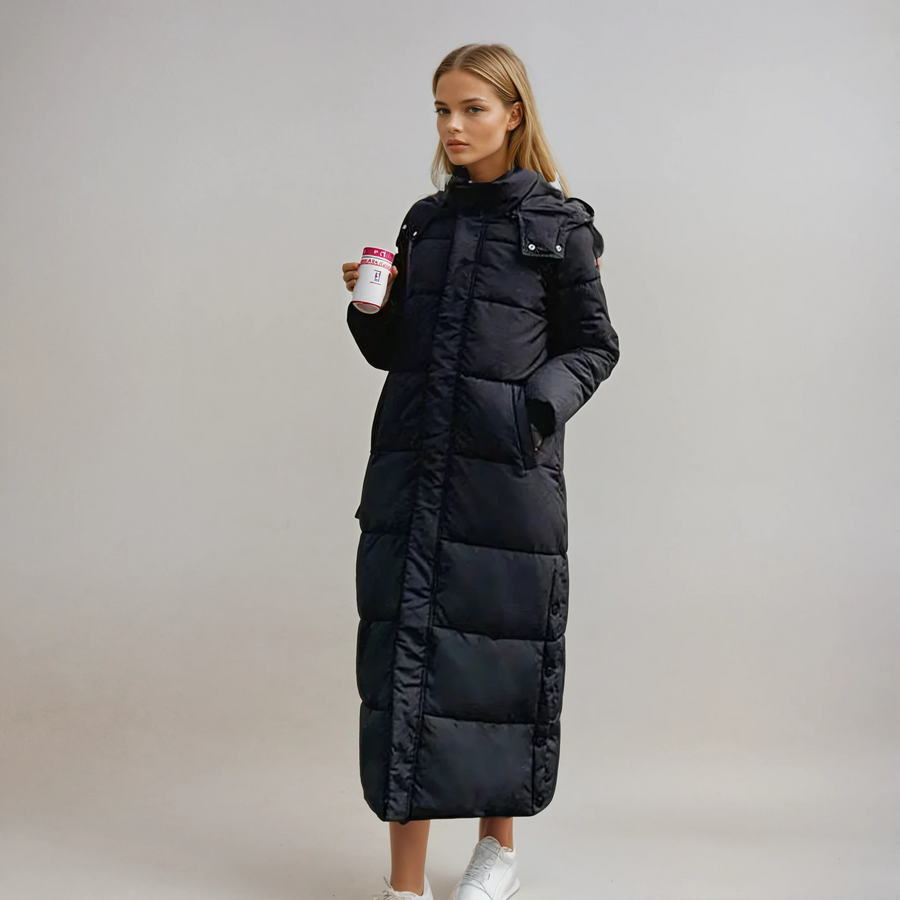 Jeanne | Long Quilted Puffer Coat