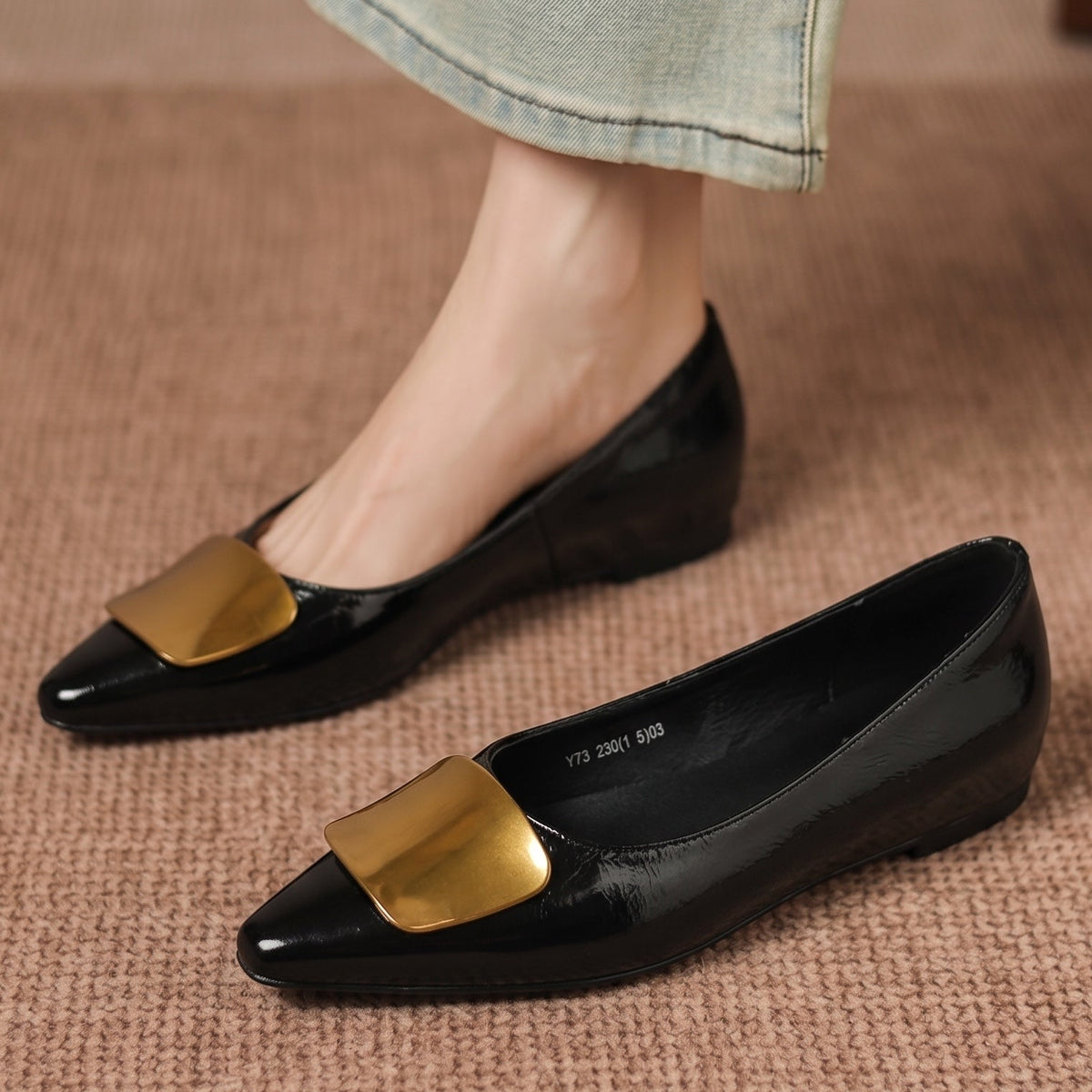 Marlowe Flats in Black