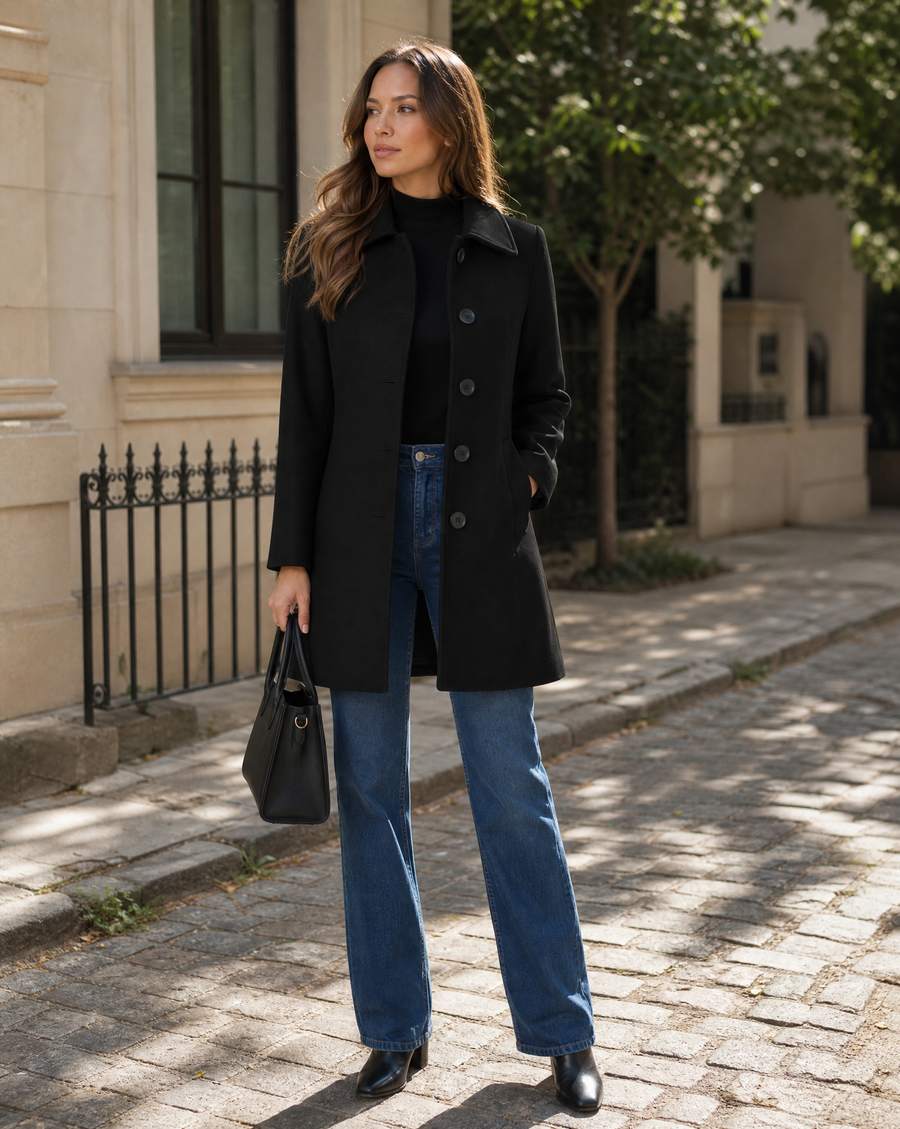 Jan | Single-Breasted Winter Coat