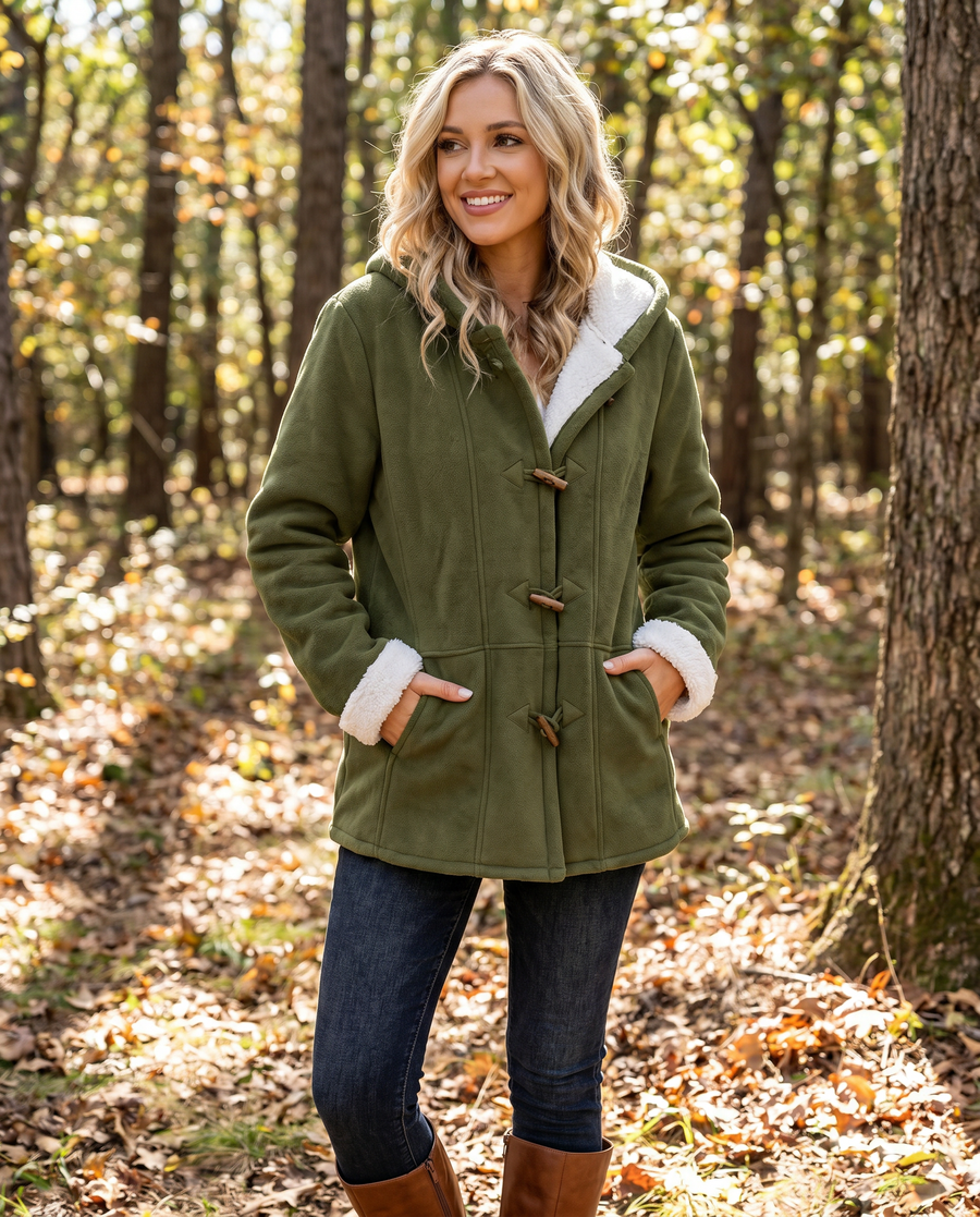 Ina | Warm Hooded Winter Coat