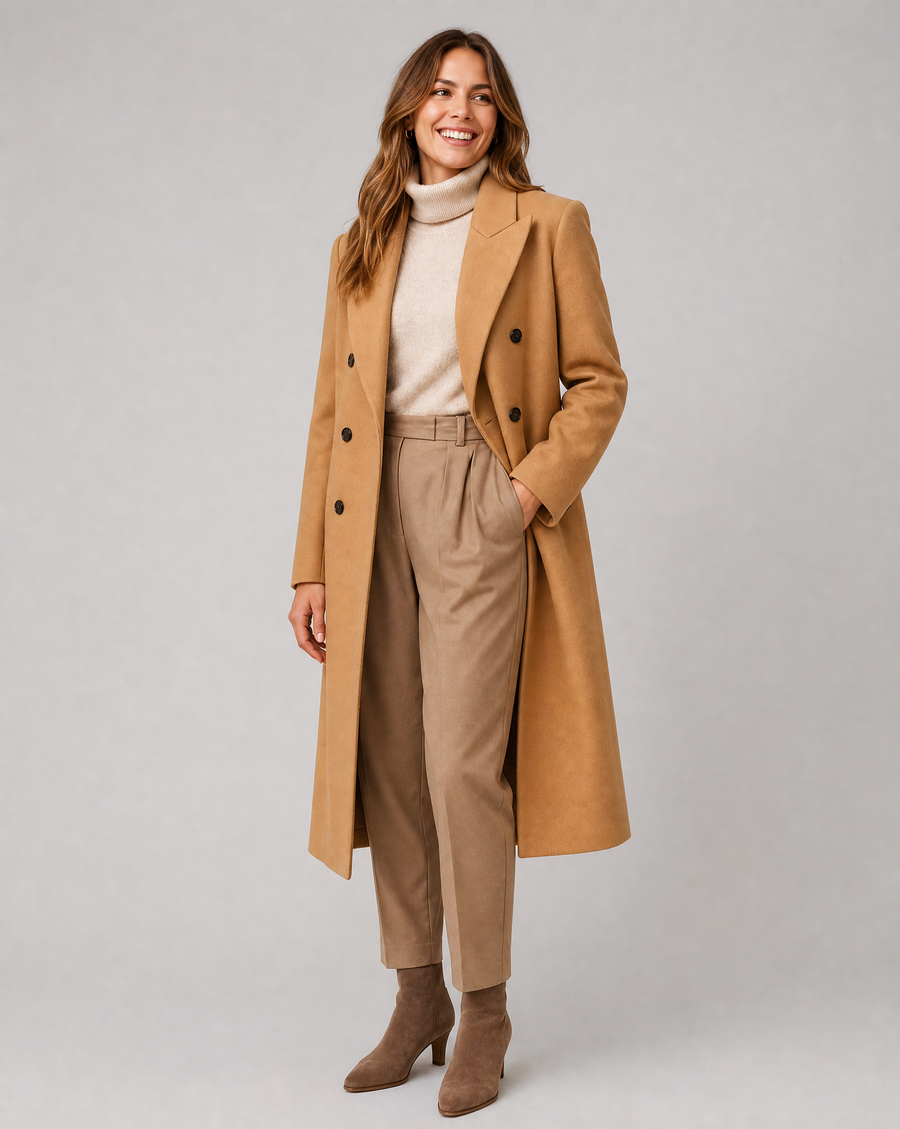 Becky | Double-Breasted Tailored Coat