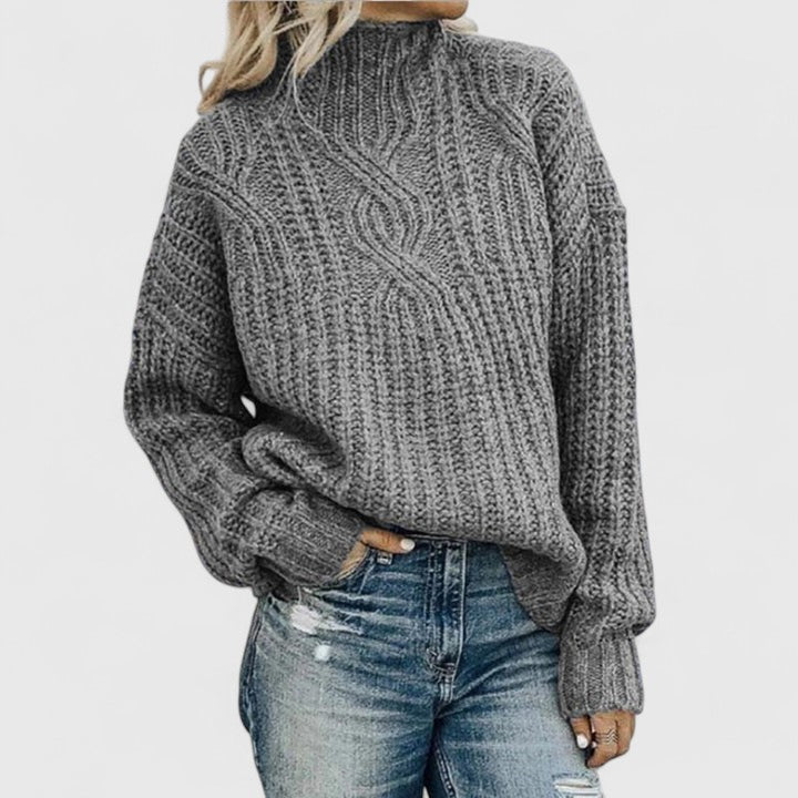Lerynna | Relaxed Cable Knit Sweater