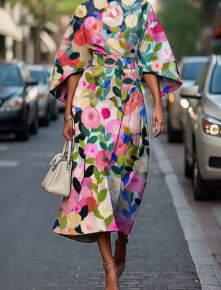 Almeda dress in Floral