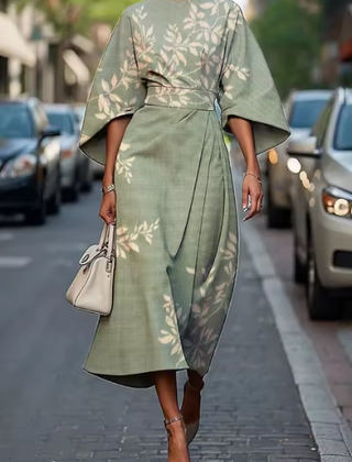 Almeda dress in Green