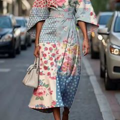 Almeda dress in Colorful