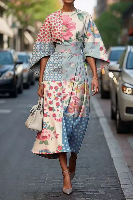 Almeda dress in Colorful