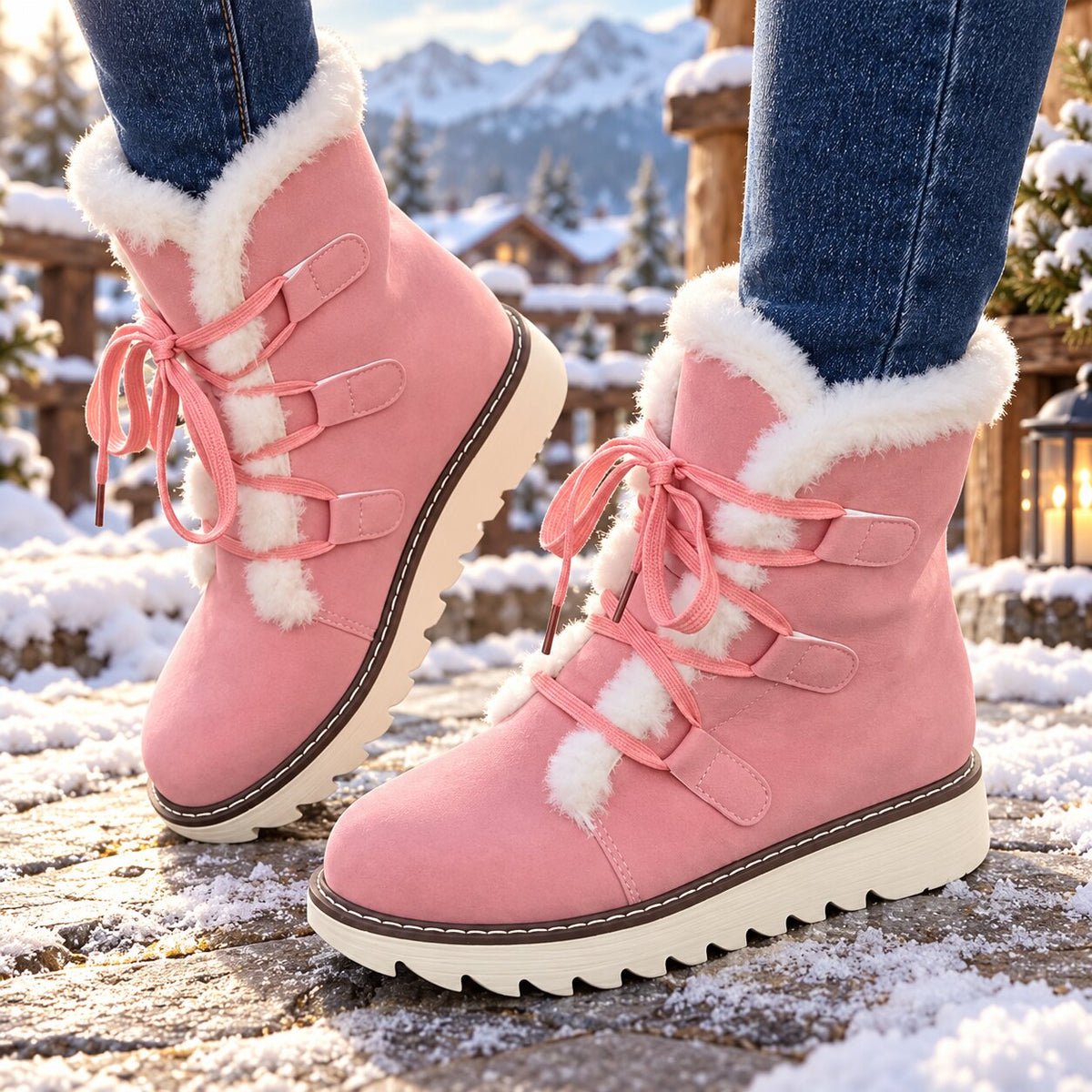Liesel Winter Boots in Pink