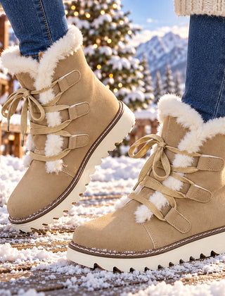 Liesel Winter Boots in Beige