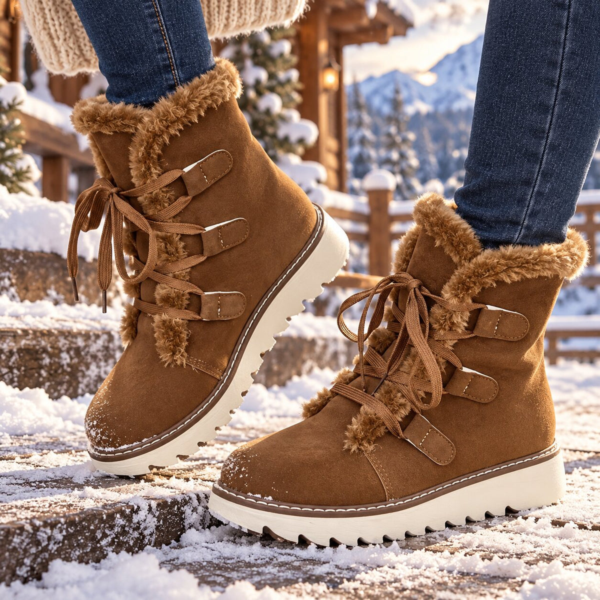 Liesel Winter Boots in Brown