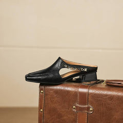 Verbena Square-Toe Mules