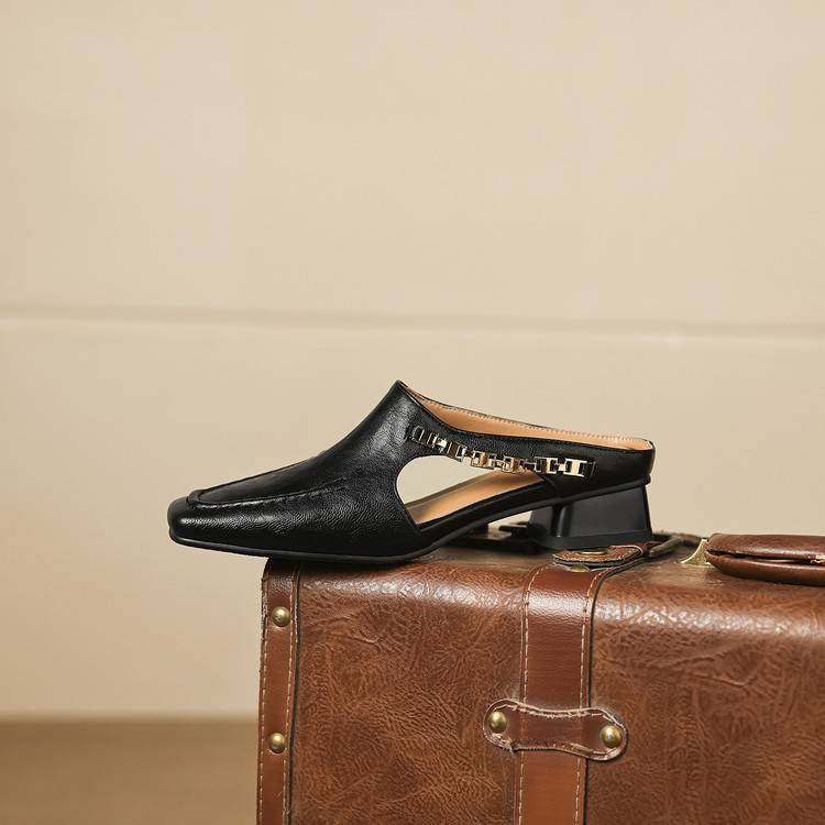 Verbena Square-Toe Mules