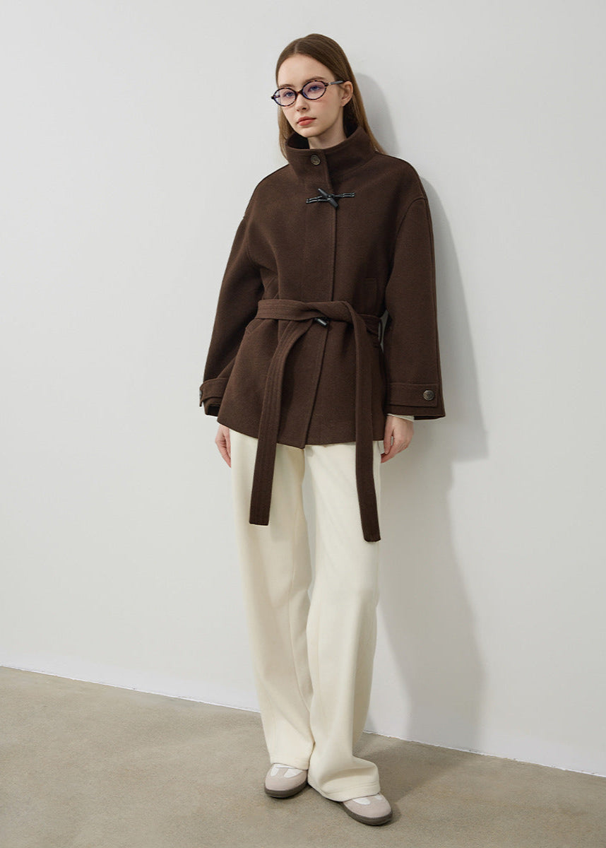 Evelina | Belted Toggle Coat