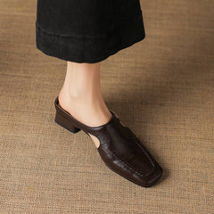 Verbena Square-Toe Mules