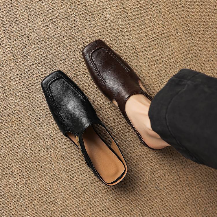 Verbena Square-Toe Mules