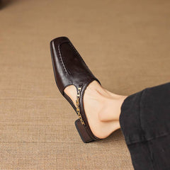 Verbena Square-Toe Mules