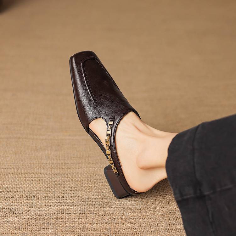Verbena Square-Toe Mules