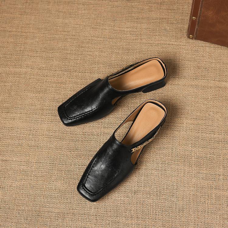 Verbena Square-Toe Mules