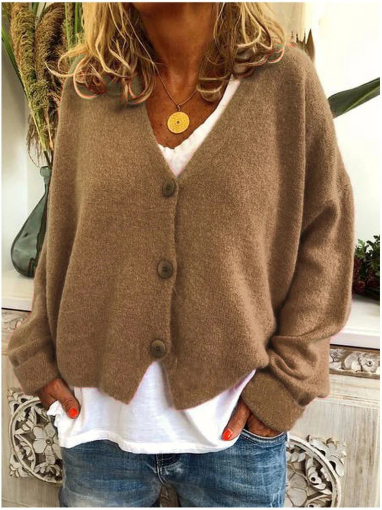 Shannon | V-Neck Button Cardigan