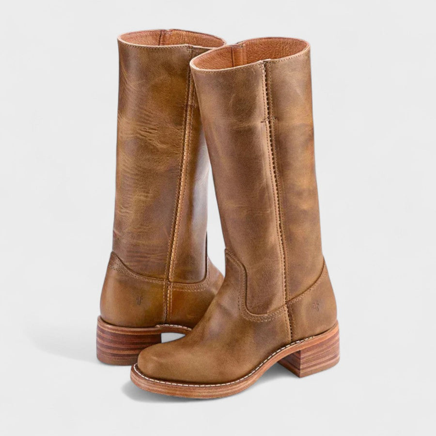 Fidelia | Knee-High Pull-On Boots