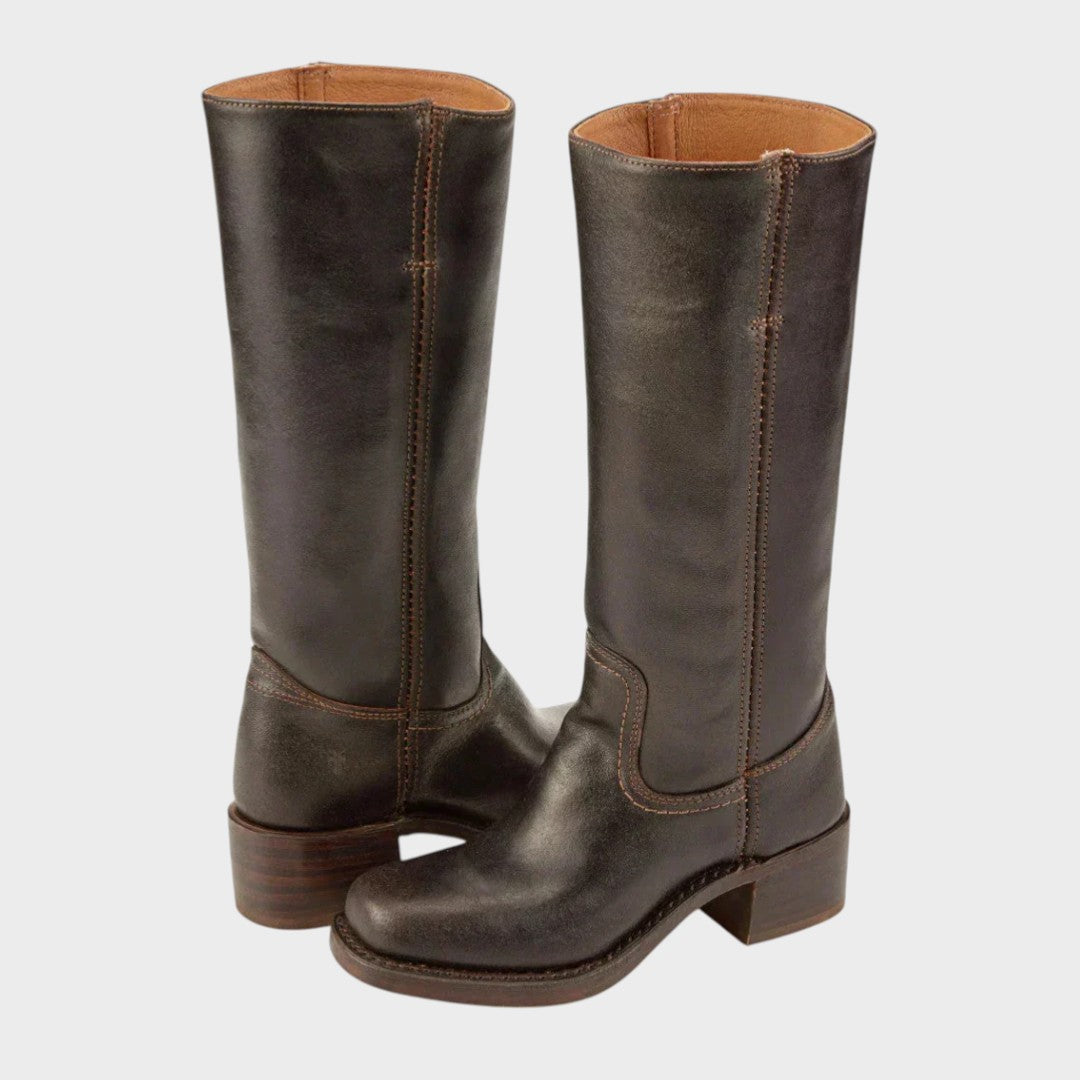 Fidelia | Knee-High Pull-On Boots