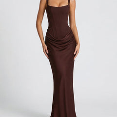 Hyacinth dress in Brown