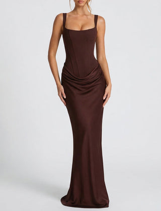 Hyacinth dress in Brown