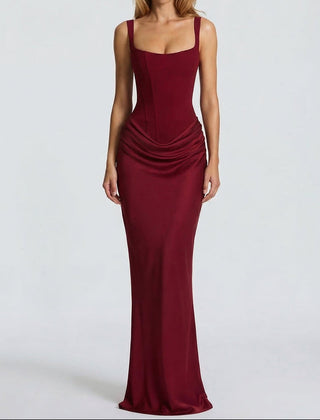 Hyacinth dress in Burgundy