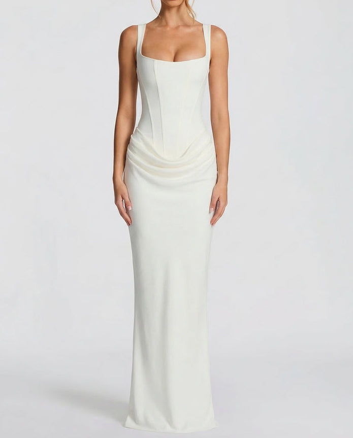 Hyacinth dress in White