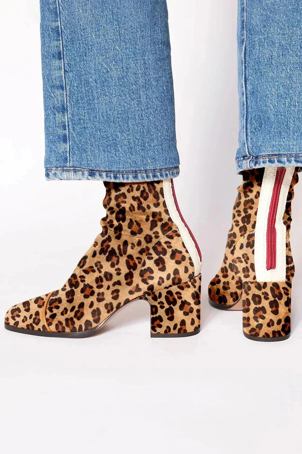 Whitney ankle boots in Leopard