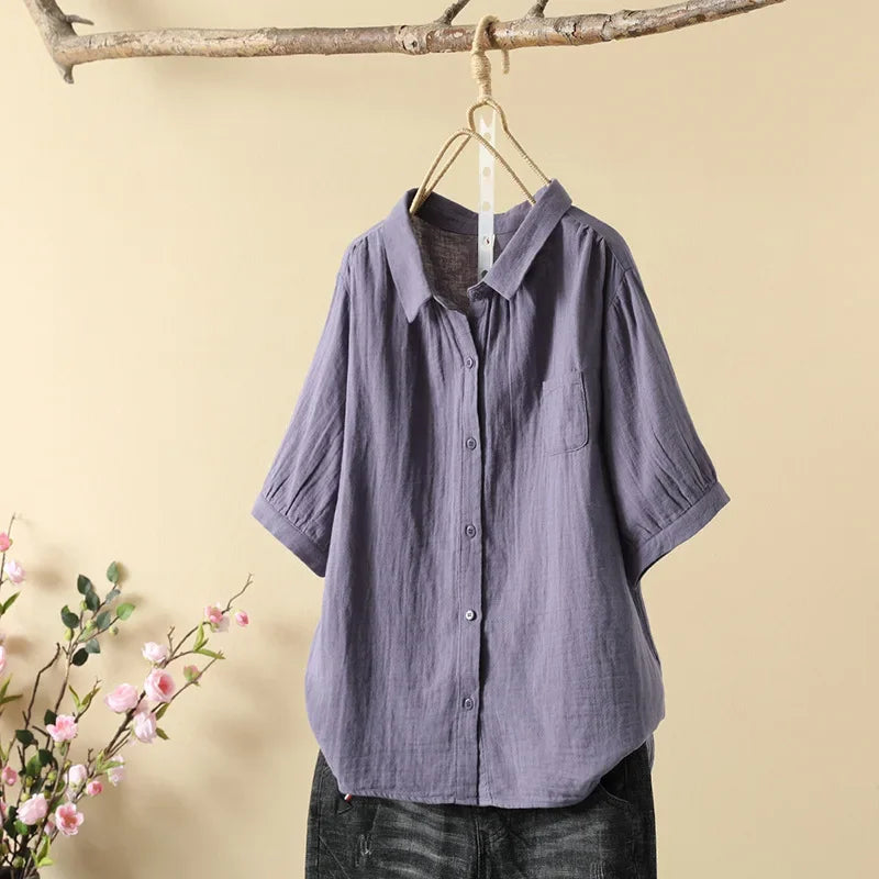Briana | Loose Half Sleeve Blouse