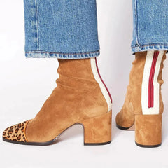 Whitney ankle boots in Camel