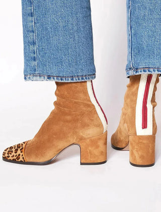 Whitney ankle boots in Camel