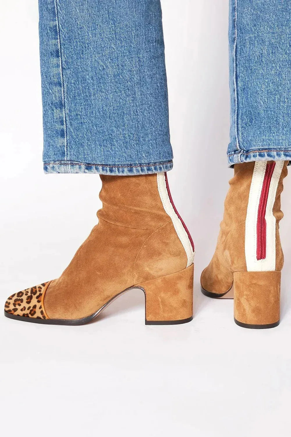 Whitney ankle boots in Camel