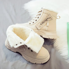 Fallon Plush-Lined Lace-Up Winter Boots