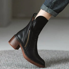 Pippa Ankle Boots in Black