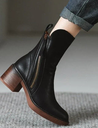 Pippa Ankle Boots in Black