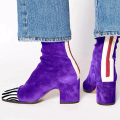 Whitney ankle boots in Purple