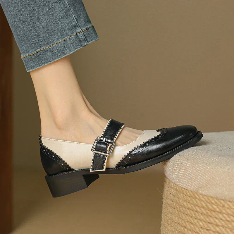 Miana Leather Mary Janes