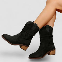 Saoirse Orthopedic Boots in Black