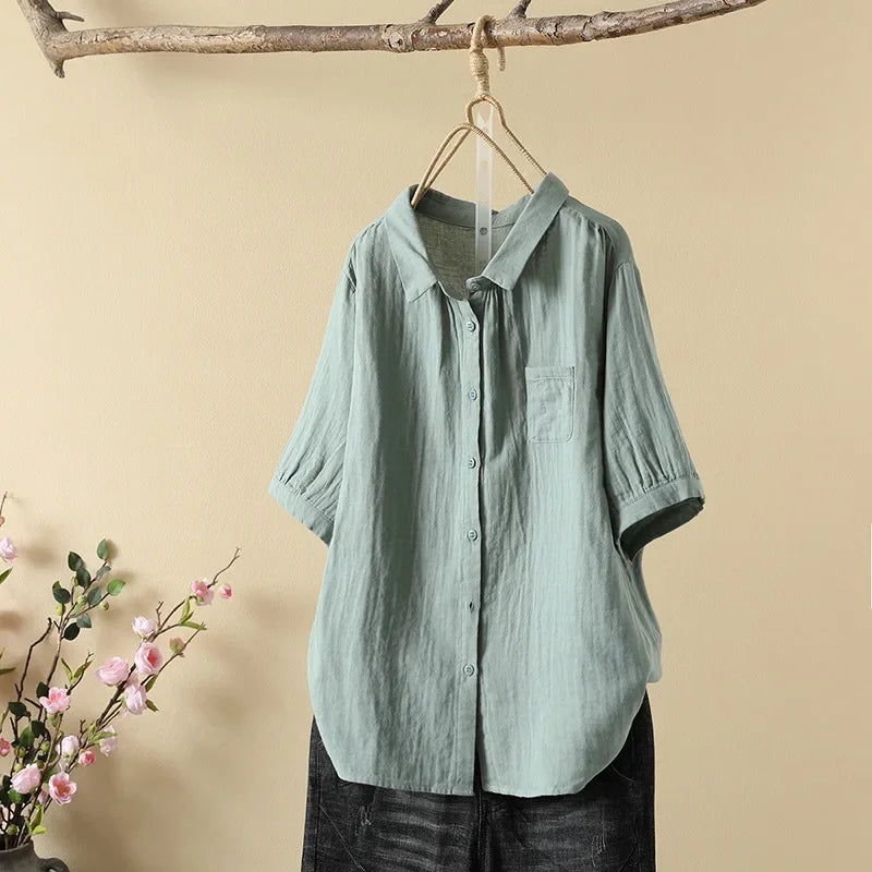 Briana | Loose Half Sleeve Blouse