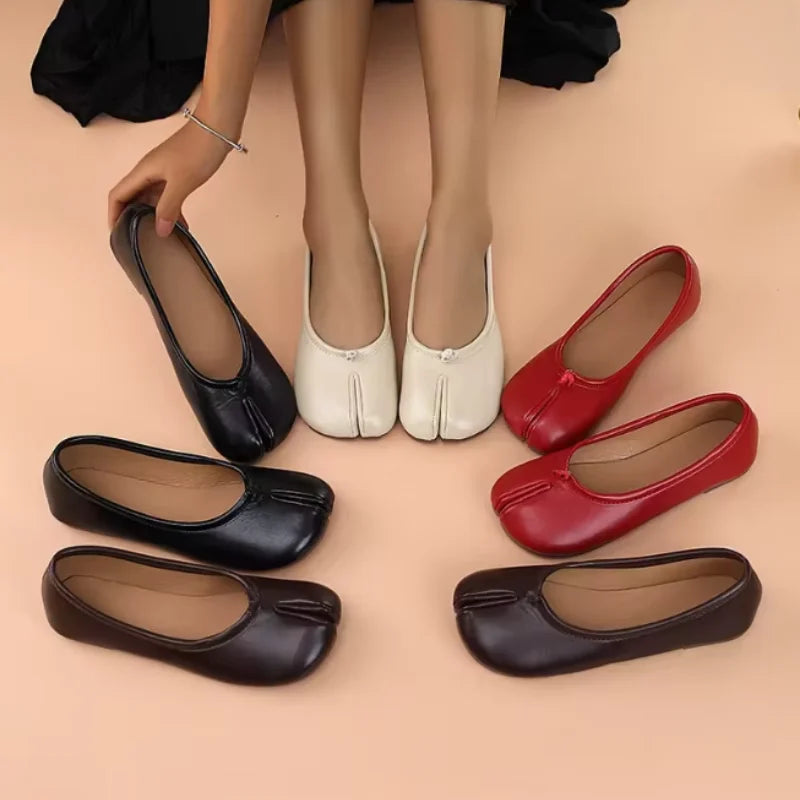 Leonie Split-Toe Ballet Flats