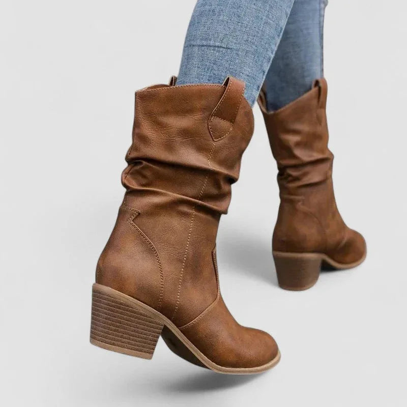 Tova Orthopedic Leather Boots