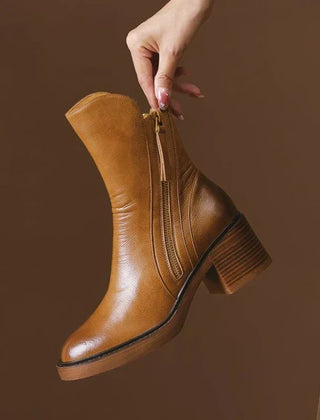 Pippa Ankle Boots in Brown